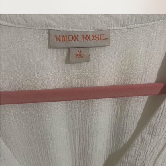 Knox Rose White Button-Down Midi Dress - Picture 2 of 4